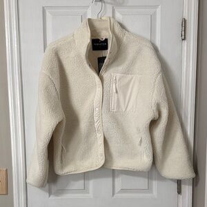 Fabletics Off-White Sherpa Jacket
